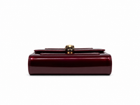 Bulgari Calfskin Serpenti Forever Crossbody Bag Wine Red