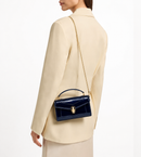 Bulgari Calfskin Serpenti Forever Crossbody Bag Shinning Blue