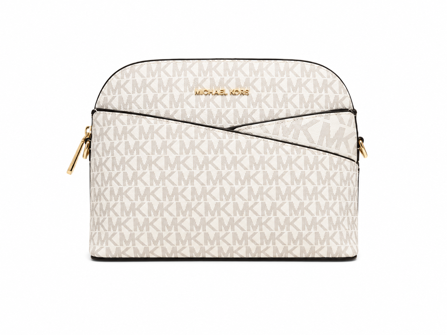 Michael Kors Brown Jet Set Travel Logo Medium Cross Body Bag