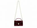 Bulgari Calfskin Serpenti Forever Crossbody Bag Wine Red