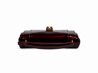 Bulgari Calfskin Serpenti Forever Crossbody Bag Wine Red