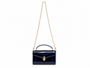 Bulgari Calfskin Serpenti Forever Crossbody Bag Shinning Blue