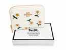 COACH Floral Print Zip-Around Wallet
