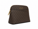 Michael Kors Brown Jet Set Travel Logo Medium Cross Body Bag