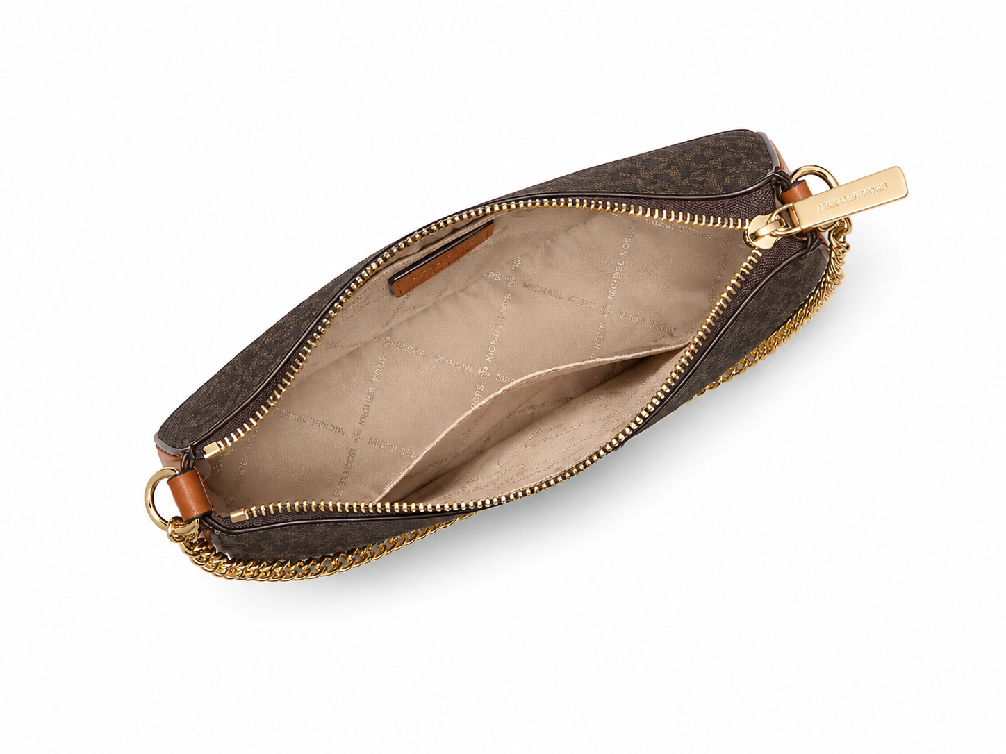 M- K Medium Signature Logo Convertible Crossbody Bag