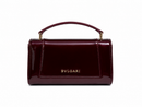 Bulgari Calfskin Serpenti Forever Crossbody Bag Wine Red