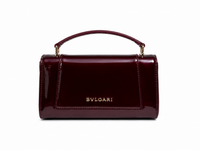 Bulgari Calfskin Serpenti Forever Crossbody Bag Wine Red
