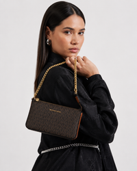 MICHAEL KORS Jet Set Medium Chain Pouchette Bag