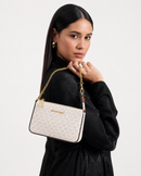 MICHAEL KORS Jet Set Medium Chain Pouchette Bag