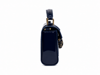 Bulgari Calfskin Serpenti Forever Crossbody Bag Shinning Blue