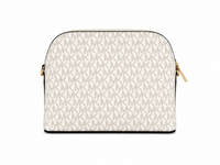 Michael Kors Brown Jet Set Travel Logo Medium Cross Body Bag
