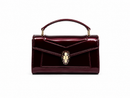 Bulgari Calfskin Serpenti Forever Crossbody Bag Wine Red