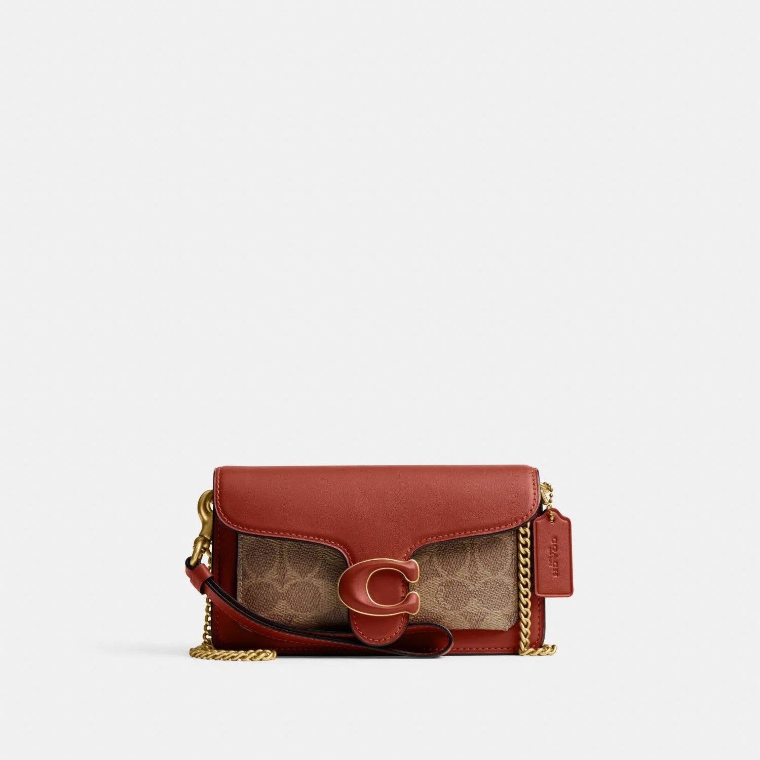 Coach Coated Canvas Signature Tabby Wristlet